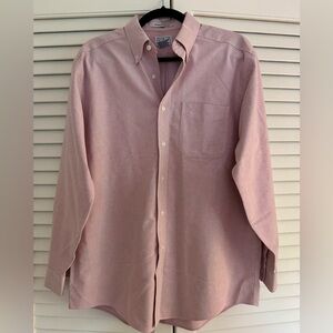L.L. Bean Light Pink Wrinkle-Resistant Shirt